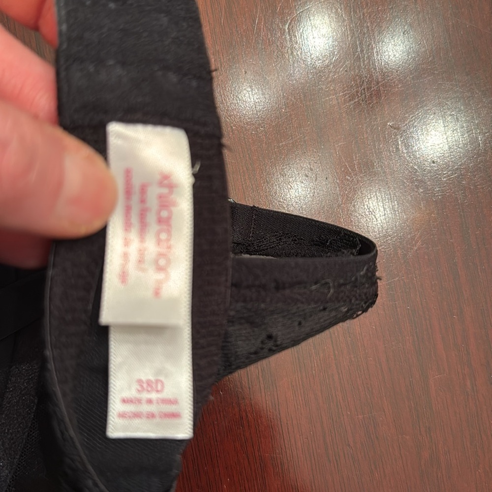 3 Bras. 38D. Cream Bra & Black Bra Xhilararion. 2 Tone Bra Adore Me. - Picture 8 of 12